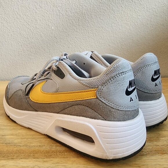 Nike Mens Air Max SC Shoes Sneakers CW4555-011 Wolf Grey Yellow Ochre Size 10 - Picture 6 of 12